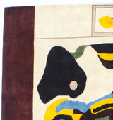 Fine Mid Century Courboisier Design Rug 6' 6" x 9' 10"