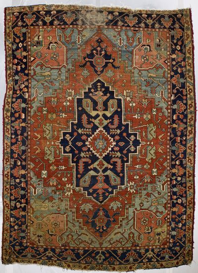 Antique  Heriz Rug 8'5
