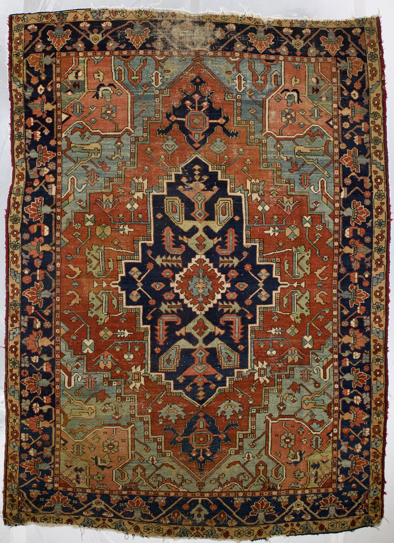 Antique  Heriz Rug 8'5