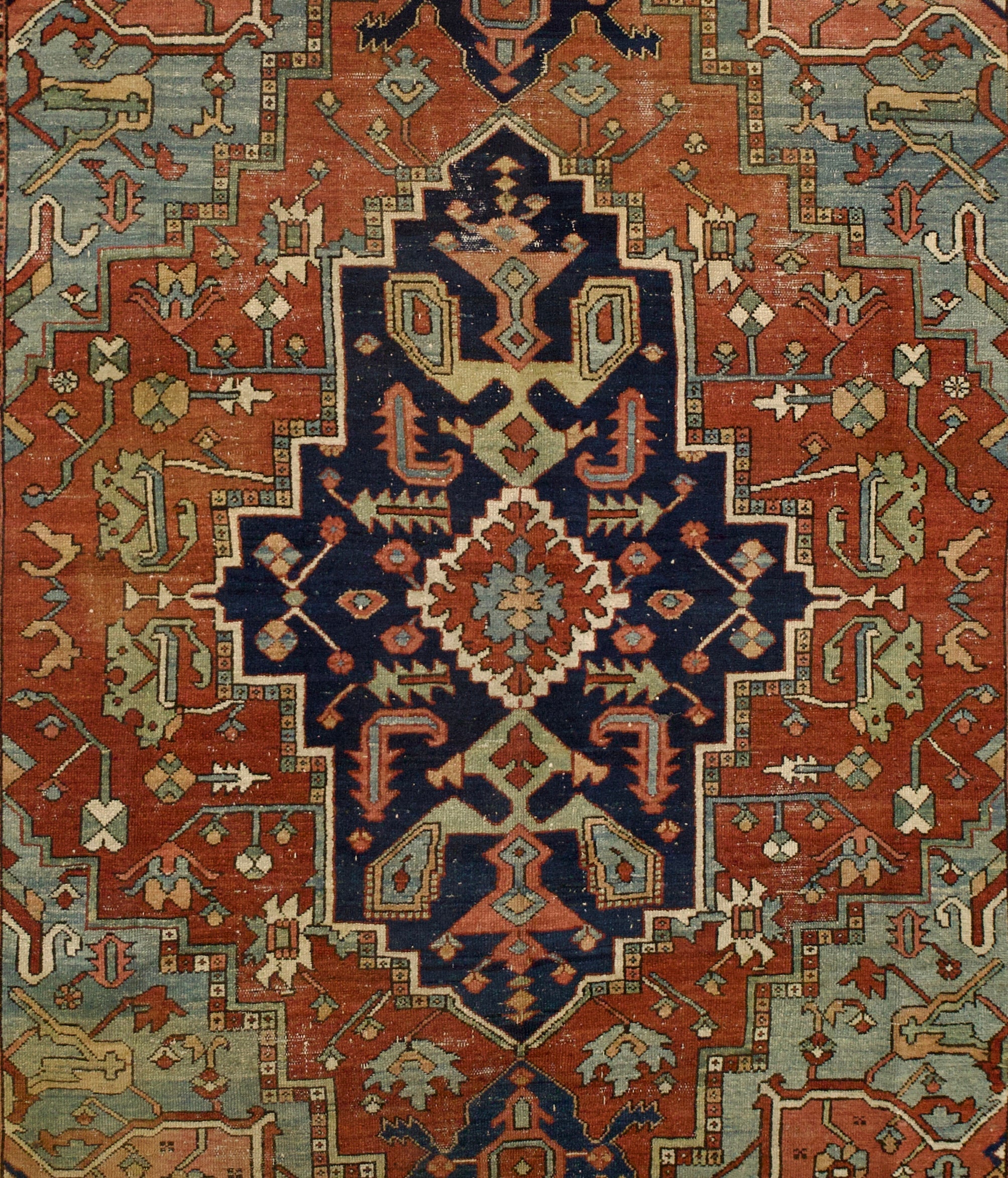 Antique  Heriz Rug 8'5" x 11' 10"