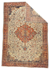 Antique  Farahan Sarouk Rug 7' 3" x 10' 5"
