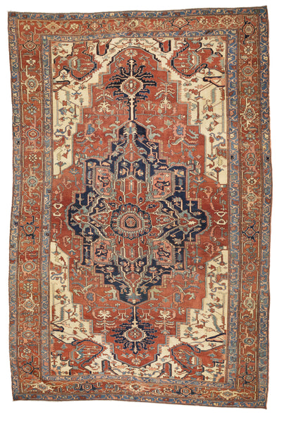 Fine Antique  Serapi Rug 10' 2'' x 15' 0