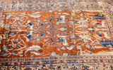Antique Fine and Rare  Heriz Rug 5'4" x 7' 9"