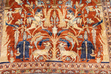 Antique Fine and Rare  Heriz Rug 5'4" x 7' 9"