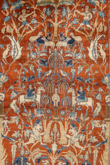 Antique Fine and Rare  Heriz Rug 5'4" x 7' 9"
