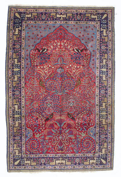 Fine Antique Tabriz Rug 5'10