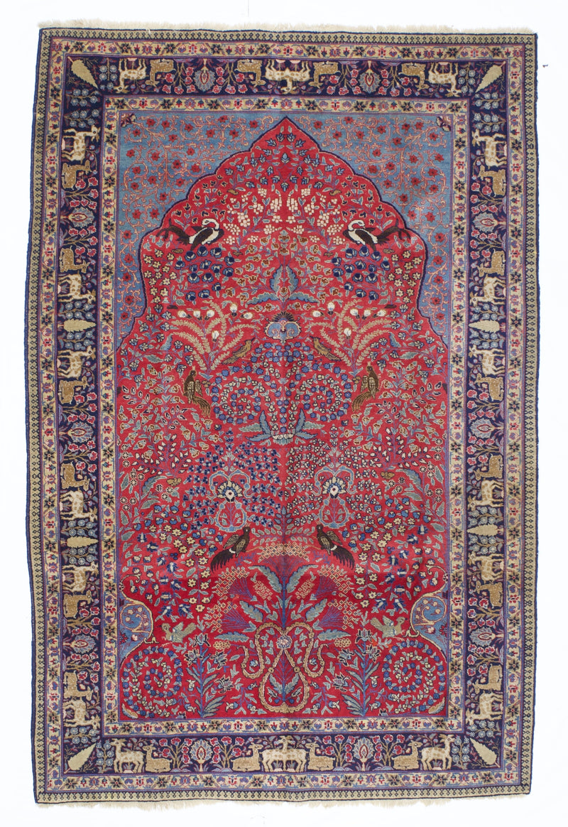 Fine Antique Tabriz Rug 5'10