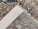 Antique Mohtasham Kashan Rug 4'3" x 5' 7''
