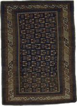 Antique Caucasian Kuba Rug 3'7" x 5' 0"