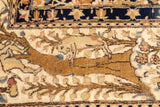 Antique  Mohtasham Kashan Rug 4'5" x 6'6"