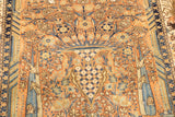 Antique  Mohtasham Kashan Rug 4'5" x 6'6"