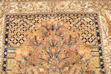 Antique  Mohtasham Kashan Rug 4'5" x 6'6"