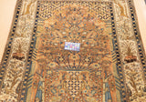 Antique  Mohtasham Kashan Rug 4'5" x 6'6"