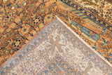 Antique  Mohtasham Kashan Rug 4'5" x 6'6"