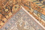 Antique  Mohtasham Kashan Rug 4'5" x 6'6"