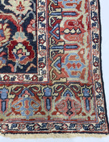 Antique  Heriz Serapi Rug 4'10" x 6' 5"