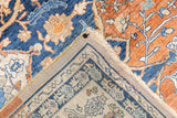Antique Silk Fine and Rare  Heriz Rug 4'7" x 6' 6"