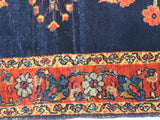 Antique Mohajeran Sarouk Rug 3'4" x 4' 11"
