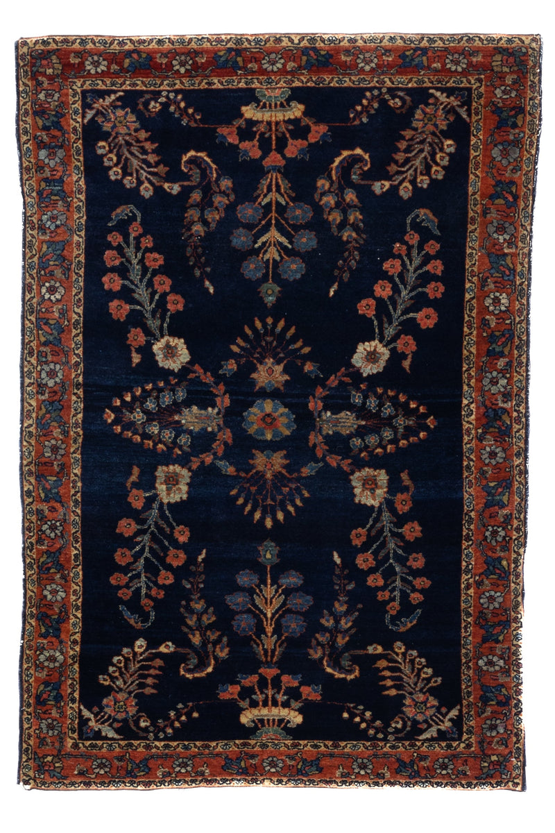 Antique Mohajeran Sarouk Rug 3'4
