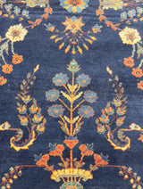 Antique Mohajeran Sarouk Rug 3'4" x 4' 11"