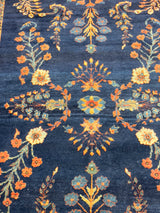 Antique Mohajeran Sarouk Rug 3'4" x 4' 11"