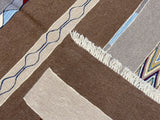 Vintage Swedish Kilim Rug 4' 10"x 7' 2''