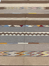 Vintage Swedish Kilim Rug 4' 10"x 7' 2''