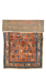 Antique Kurdish Tribal Rug 3' 10" x 5' 11"