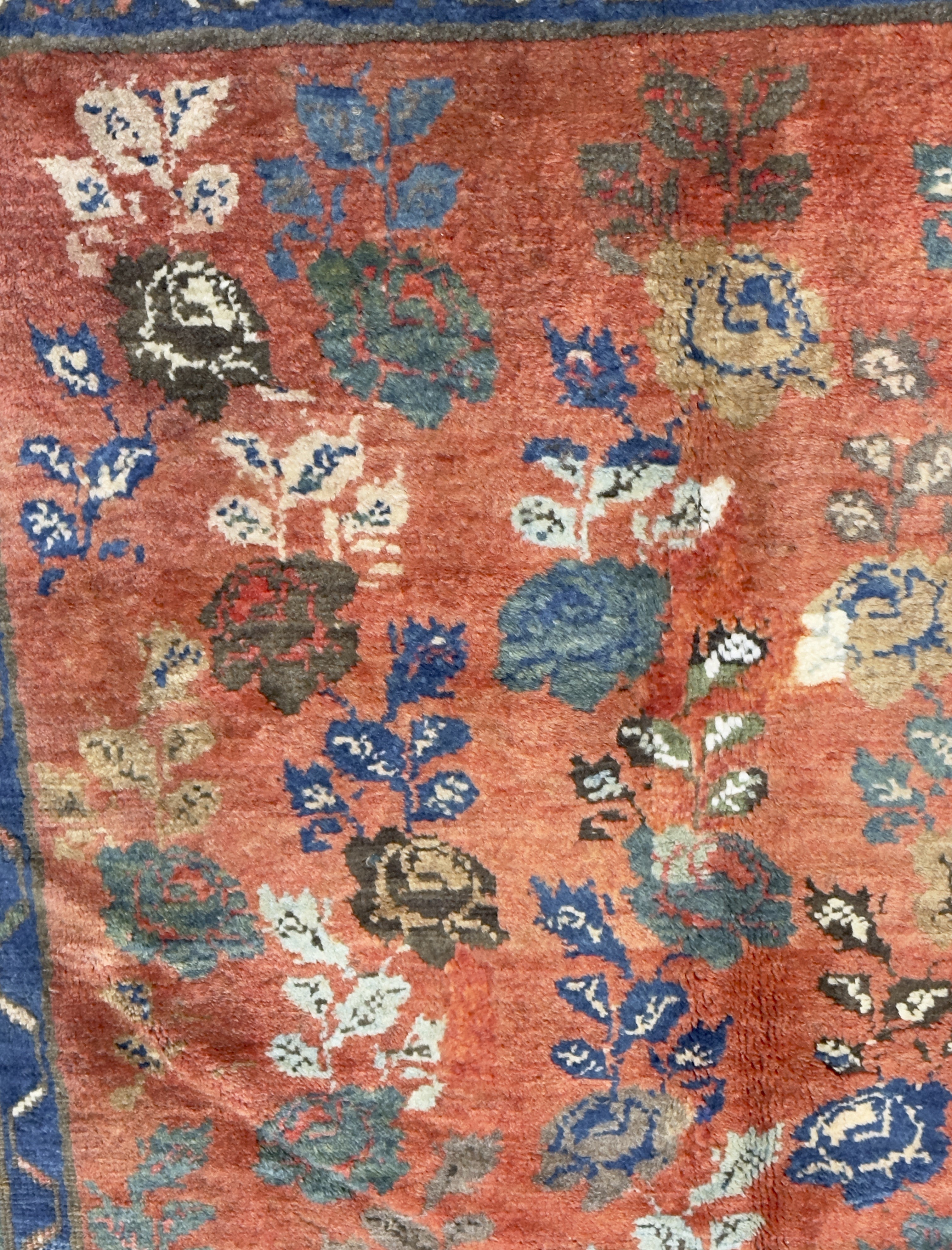 Antique Kurdish Tribal Rug 3' 10" x 5' 11"