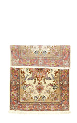 Extremely Fine Vintage Tabriz Wool and Silk Rug 3'4" x 5' 2''