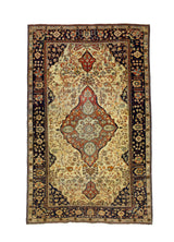 Antique Mohtasham Kashan Rug 4' 4'' x 6' 10"