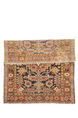 Antique Heriz Rug 3' 7" x 4' 6''