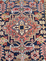 Antique Heriz Rug 3' 7" x 4' 6''