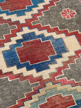 Antique Caucasian Kuba Rug 4' 0" x 4' 7"