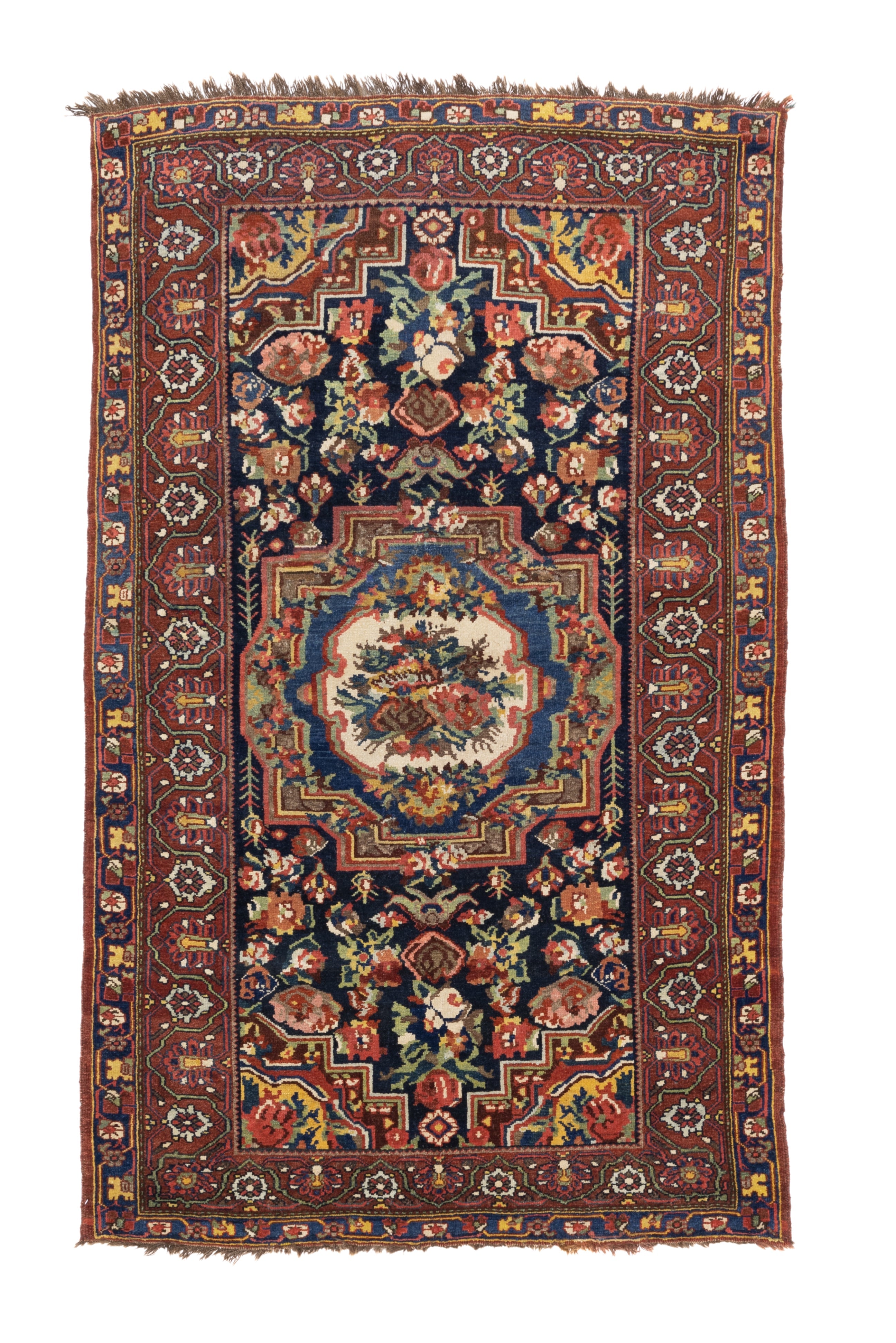 Antique Bakhtiari Rug 4'3" x 6' 9"