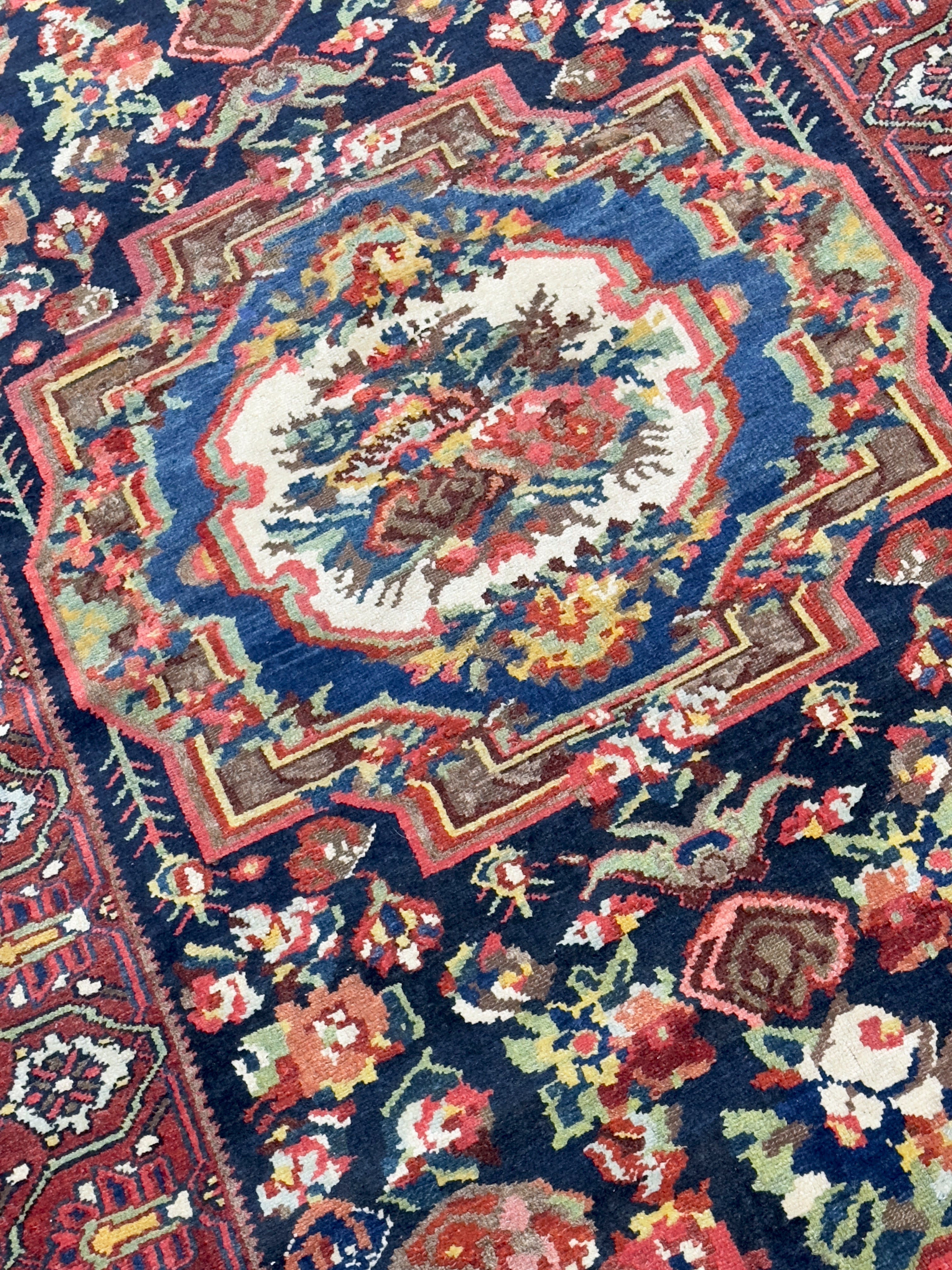 Antique Bakhtiari Rug 4'3" x 6' 9"