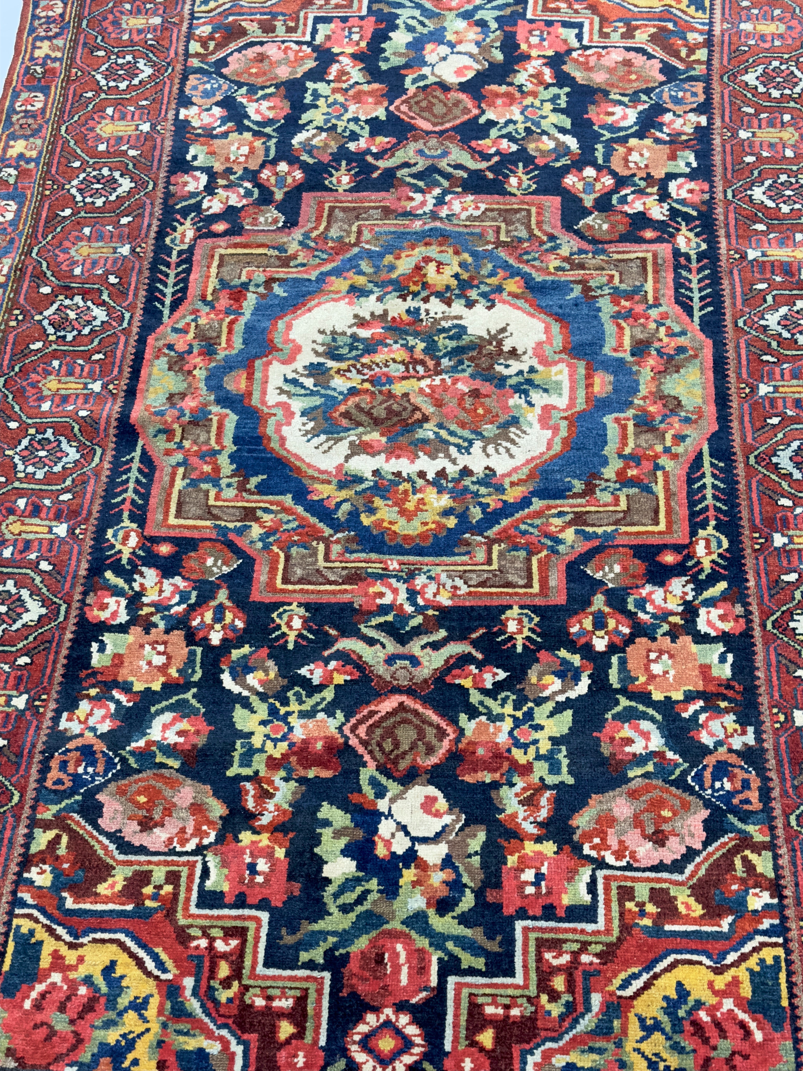 Antique Bakhtiari Rug 4'3" x 6' 9"