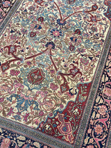 Antique  Tehran Rug 4' 8" x 7' 2''