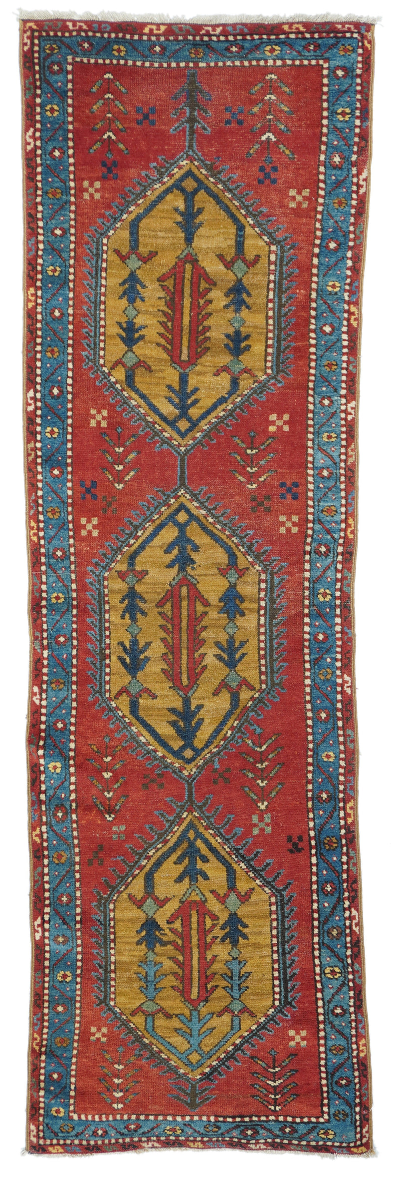 Antique Heriz Rug 2'4'' x 8'4''