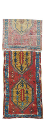 Antique Heriz Rug 2'4'' x 8'4''
