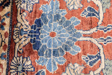 Fine and Rare Antique Silk  Heriz Rug 4'6" x 5' 9"