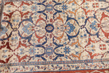 Fine and Rare Antique Silk  Heriz Rug 4'6" x 5' 9"