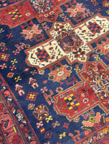 Antique  Bakhtiari Rug 4'9" x 8' 7"