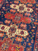 Antique  Bakhtiari Rug 4'9" x 8' 7"