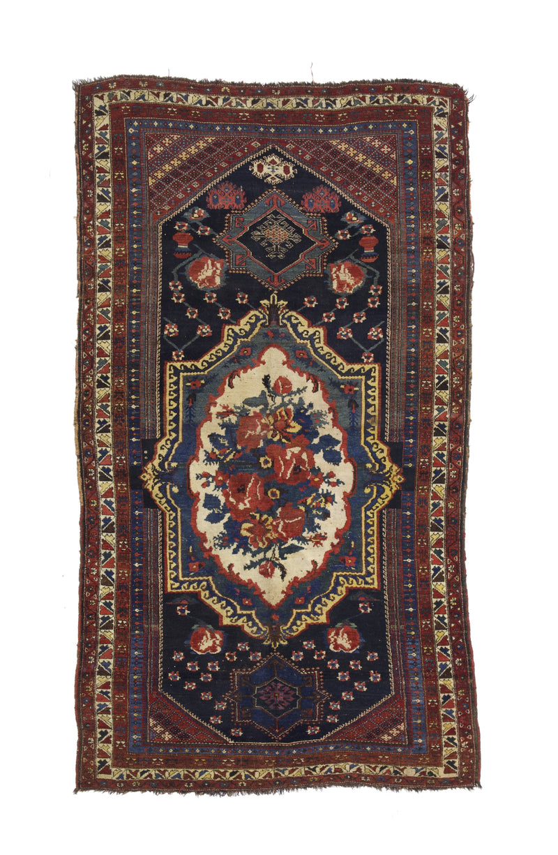 Antique  Bakhtiari Rug 4' 10