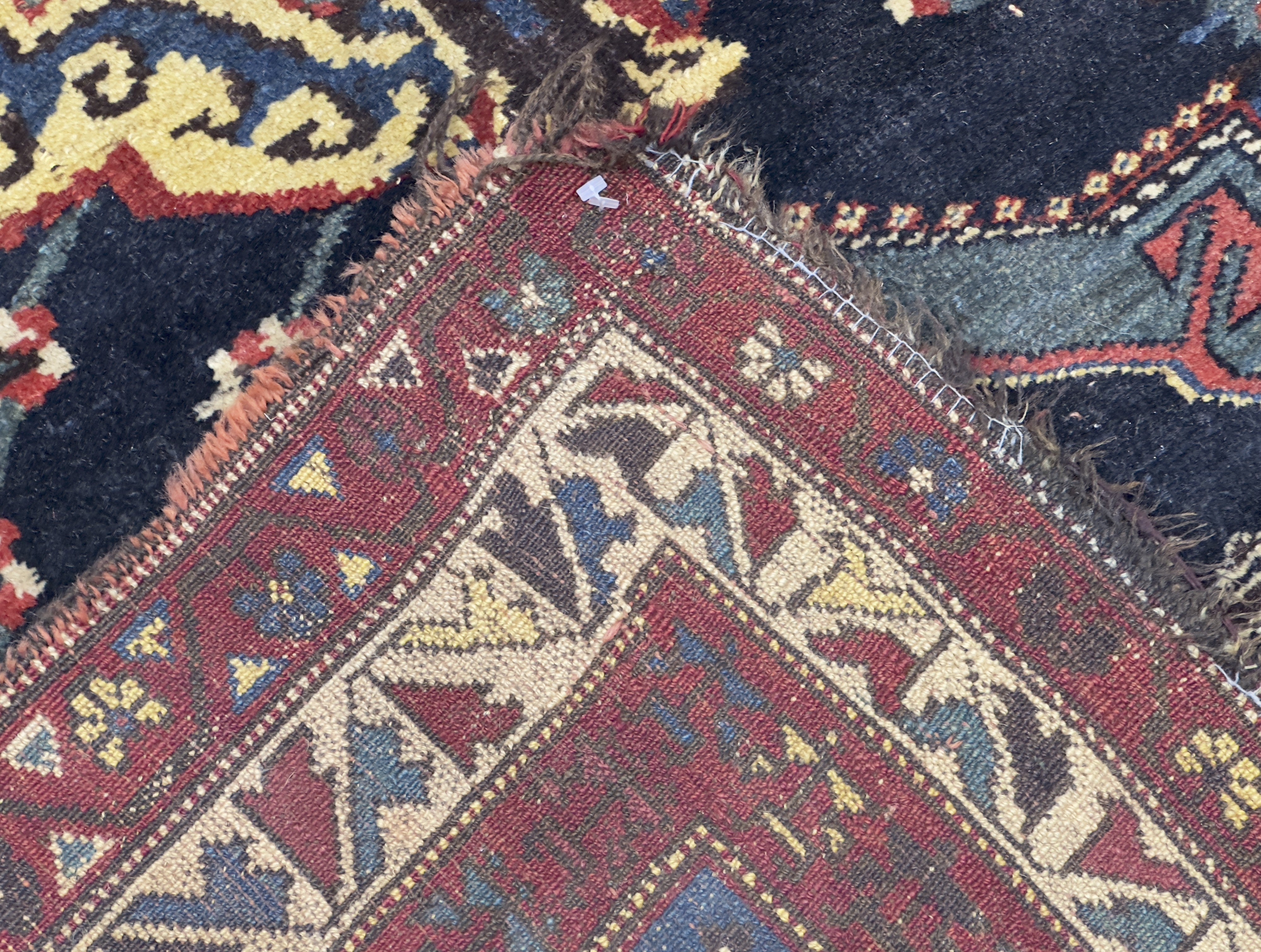 Antique  Bakhtiari Rug 4' 10" x 8' 8''