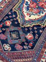 Antique  Bakhtiari Rug 4' 10" x 8' 8''