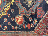 Antique  Bakhtiari Rug 4' 10" x 8' 8''