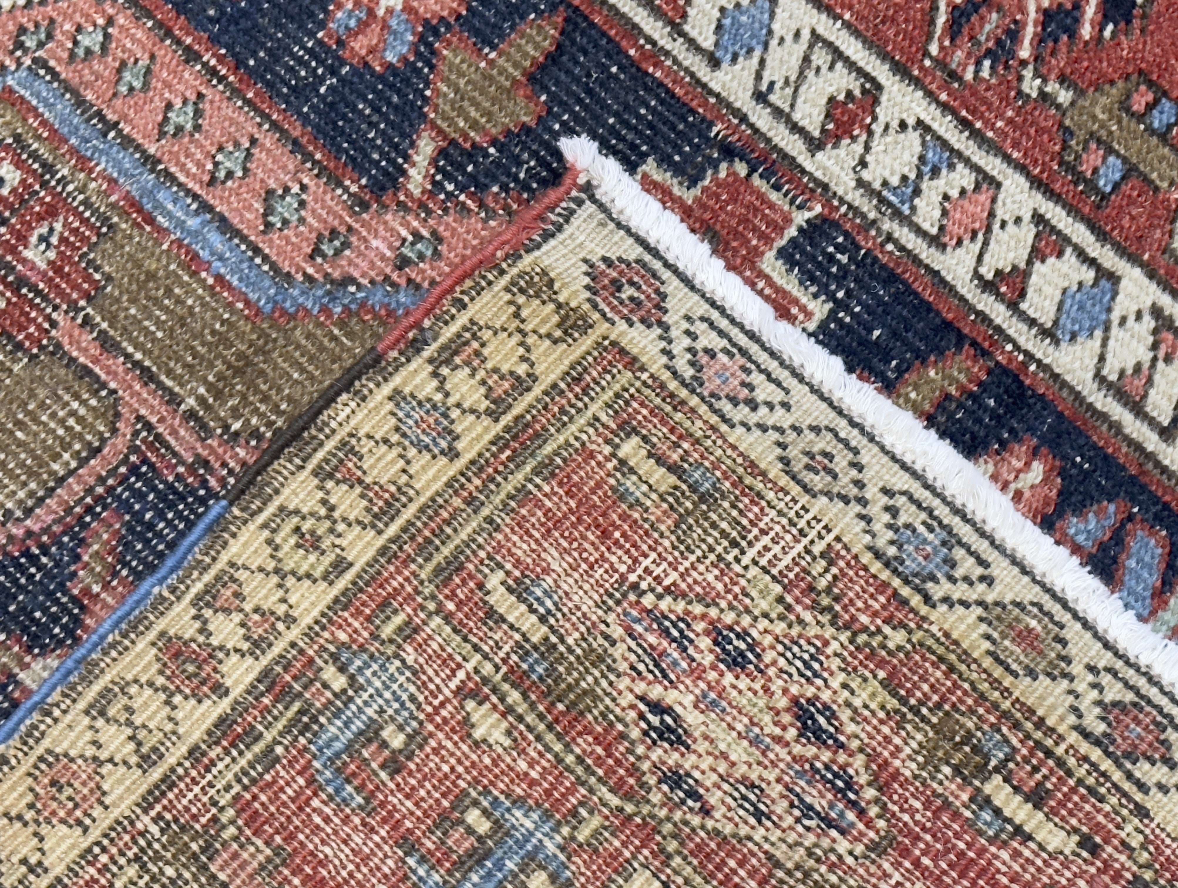 Antique  Heriz Rug 3'3" x 4' 6"
