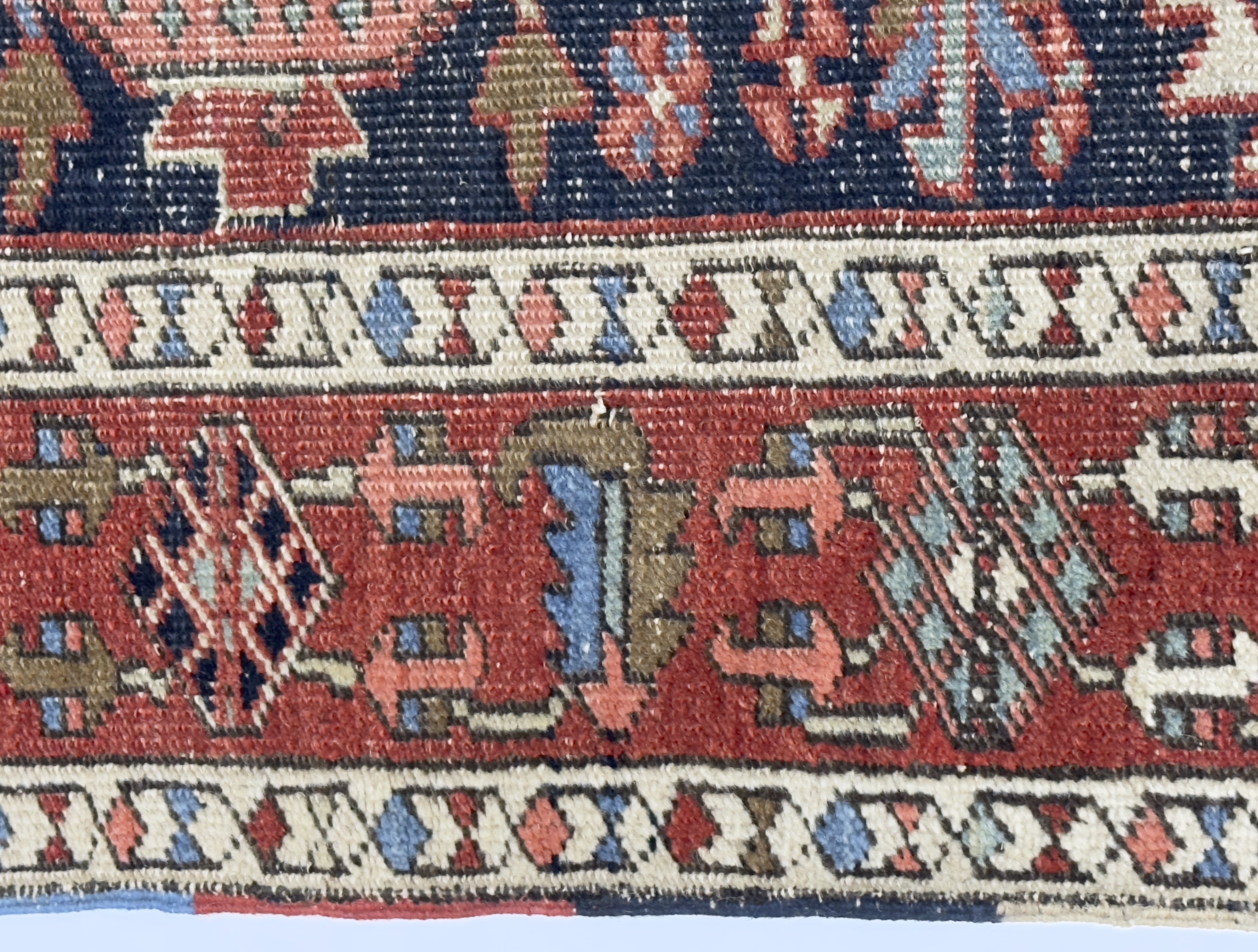 Antique  Heriz Rug 3'3" x 4' 6"